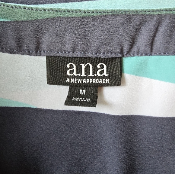 ANA striped blouse Size M - Picture 3 of 13